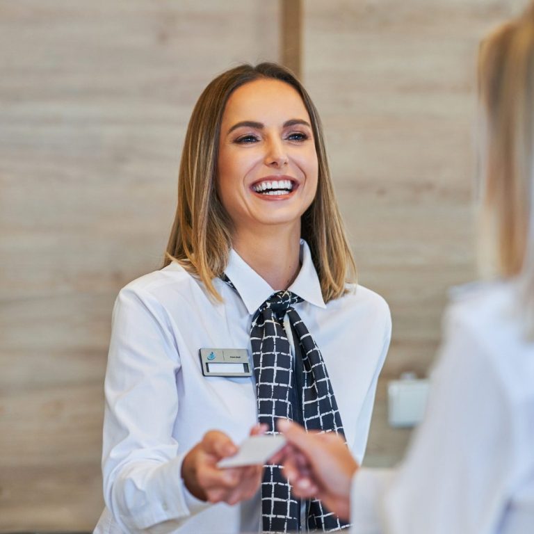 Hôtesse d'accueil en entreprise
